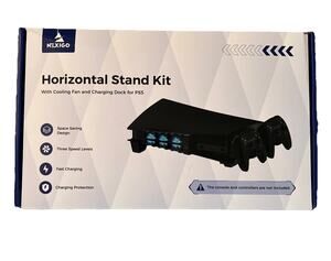 NexiGo PS5 Horizontal Stand with Cooling Fan & charging Dock for PS5 New Sealed